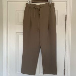 OAK + FORT Taupe Cropped Trousers Size XL